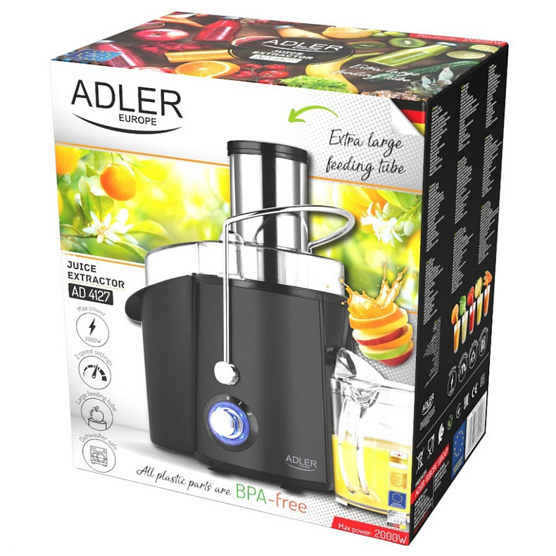 Соковитискач Adler AD 4127 black
