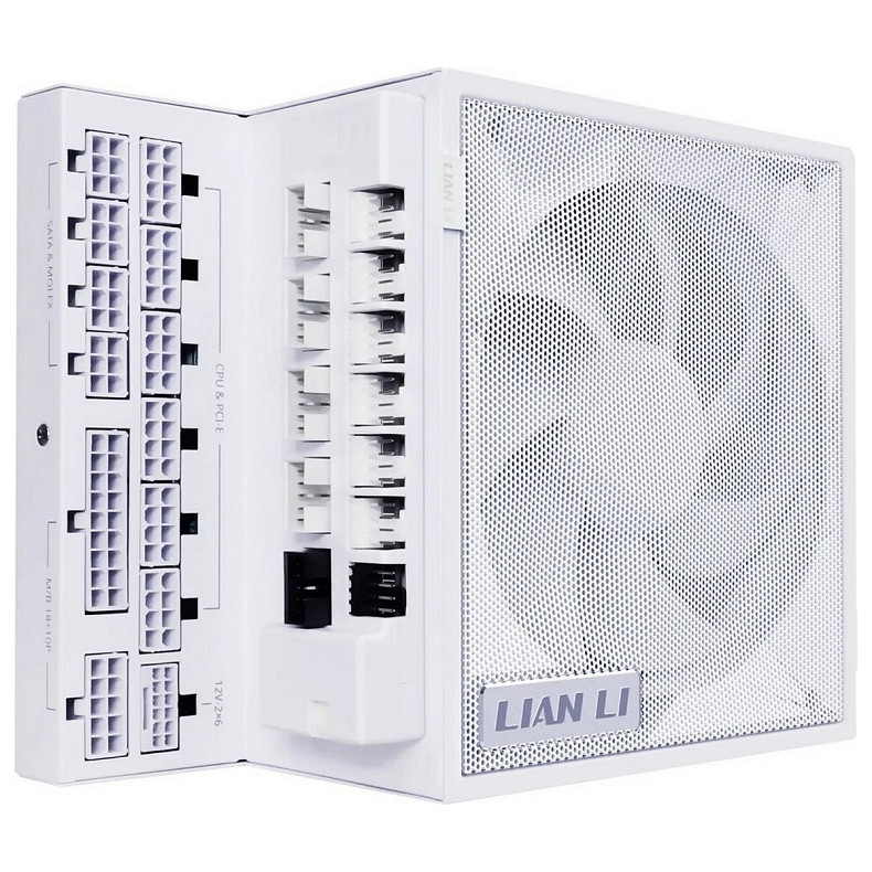 Блок живлення Lian Li Edge Gold 1200W White with Hub, EU Cord (G9P.EG1200G.WH00.EU)