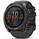 Спортивний годинник GARMIN Fenix 8 51mm AMOLED Sapphire Carbon Gray DLC Titanium with Black Silicone Band