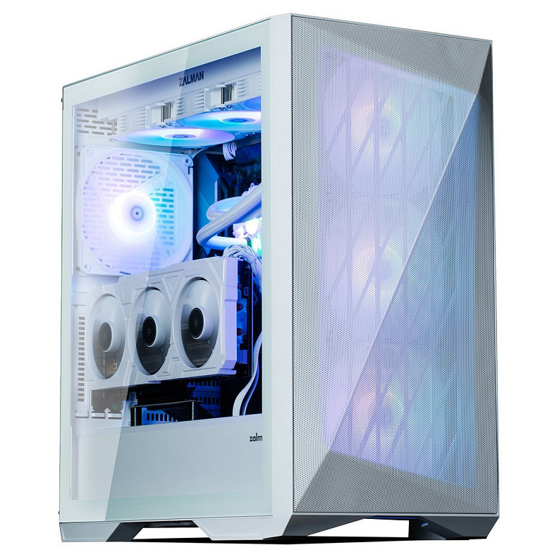 Корпус Zalman Z9 Iceberg MS без БЖ, 2xUSB3.0, 2xUSB2.0, 1xUSB 3.1 Gen2 Type-C, 4x140мм ARGB, VGA 390