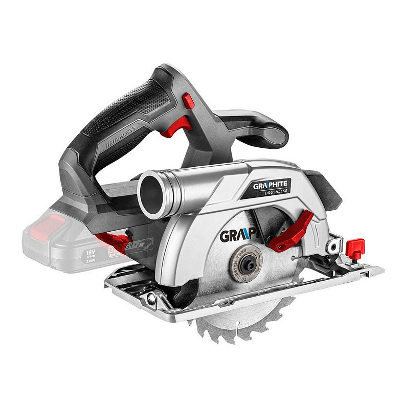 Пила дискова акумуляторна GRAPHITE 58G023