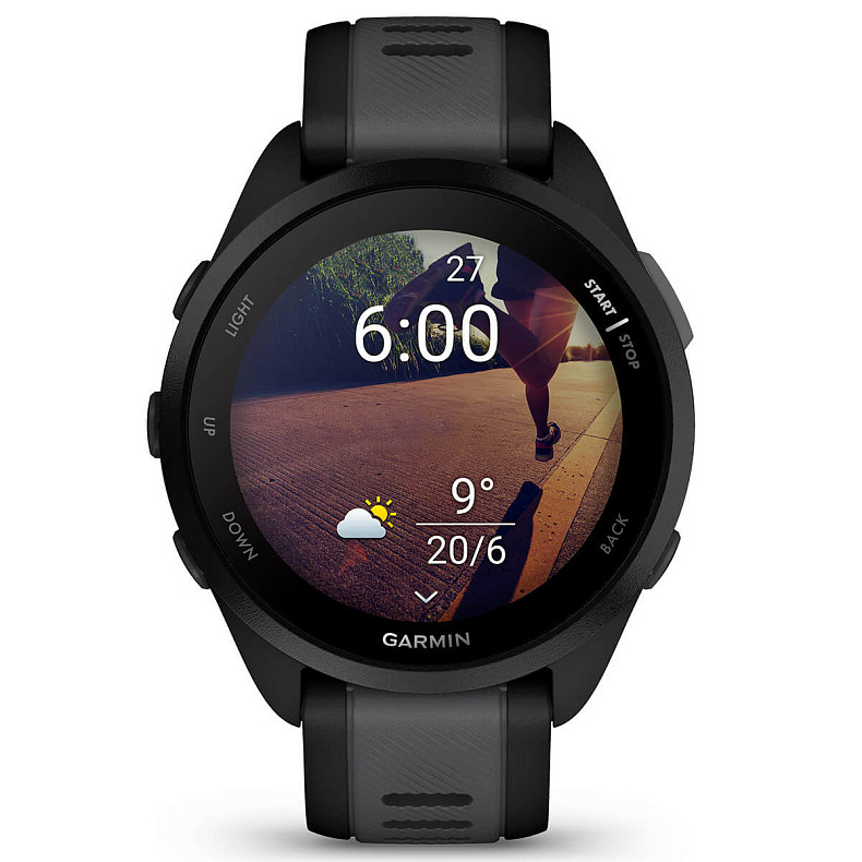 Спортивные часы GARMIN Forerunner 165 Music Black/Slate Gray