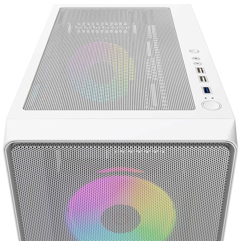 Корпус Ocypus GAMMA C60 W/O PSU, WH ARGB ATX (GAMMA-C60-WHG400XX-GL)