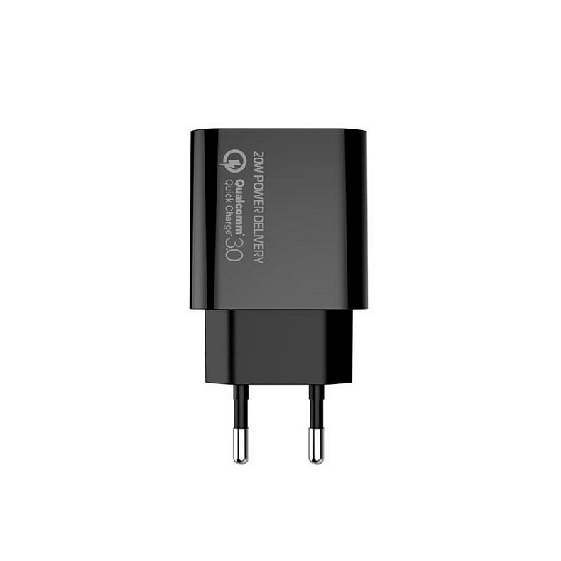 Зарядний пристрій ColorWay (1USB Type-C PDx3A) Black (CW-CHS026PD-BK)