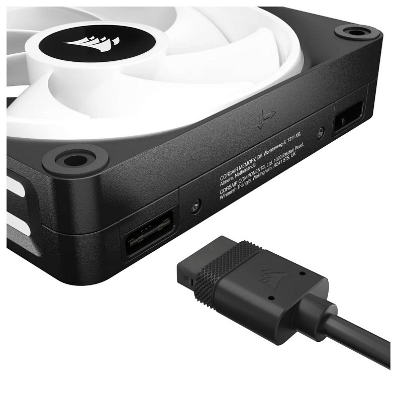 Вентилятор Corsair iCUE Link QX120 RGB PWM PC Fans Starter Kit with iCUE Link System Hub (CO-9051002