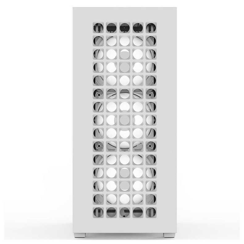 Корпус AeroCool D502A-G-WT-v1 (ACCM-DS02043.21) White без БП