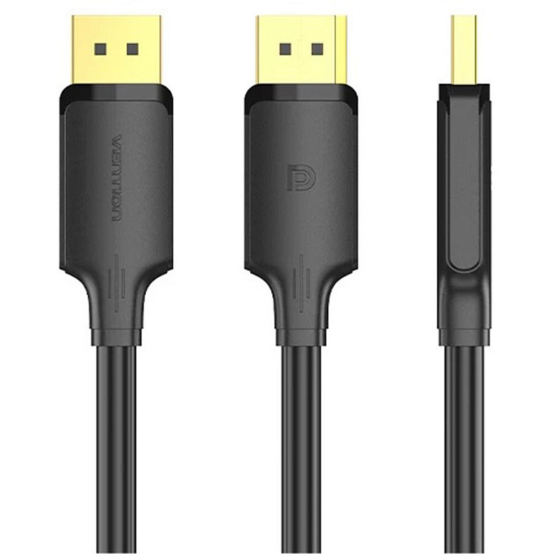 Кабель DisplayPort M-M 1.5м, V1.2, 4K 60 Гц 3D Dolby 7.1 Vention