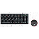 Комплект клавіатура та миша Genius KM-100SE, AI, EN/UKR, чорний