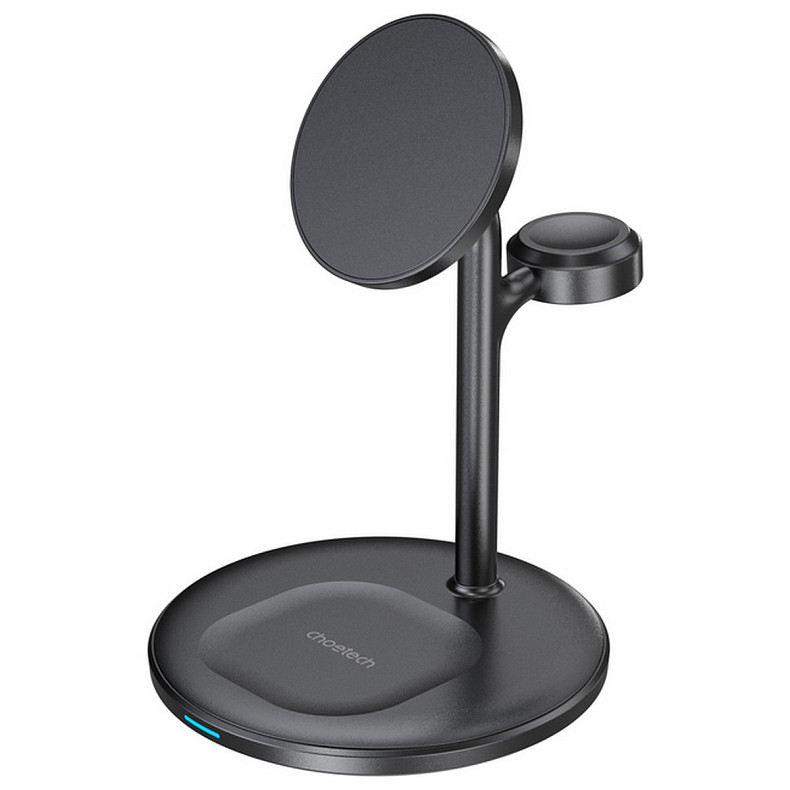 Зарядний пристрій 15W 3-in-1 Magnetic Wireless Fast Charger black Choetech