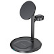 Зарядний пристрій 15W 3-in-1 Magnetic Wireless Fast Charger black Choetech