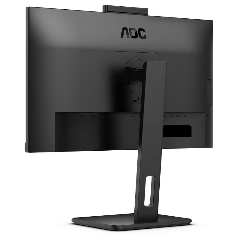 TFT 23.8" AOC 24P3QW, IPS, 75Hz, 2хHDMI, DP, USB-hub, webcam, HAS, Pivot, колонки, черный