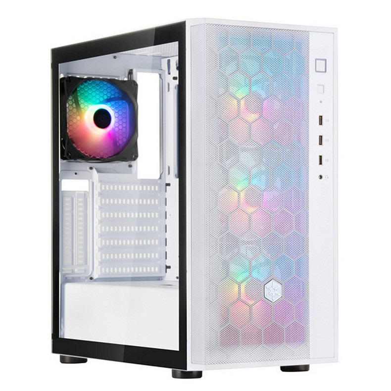 Корпус SilverStone Fara FAR1W-PRO-V2, без БЖ,2xUSB3.0, 1xUSB2.0, 4x120мм ARGB, VGA 340 мм, LCS rea