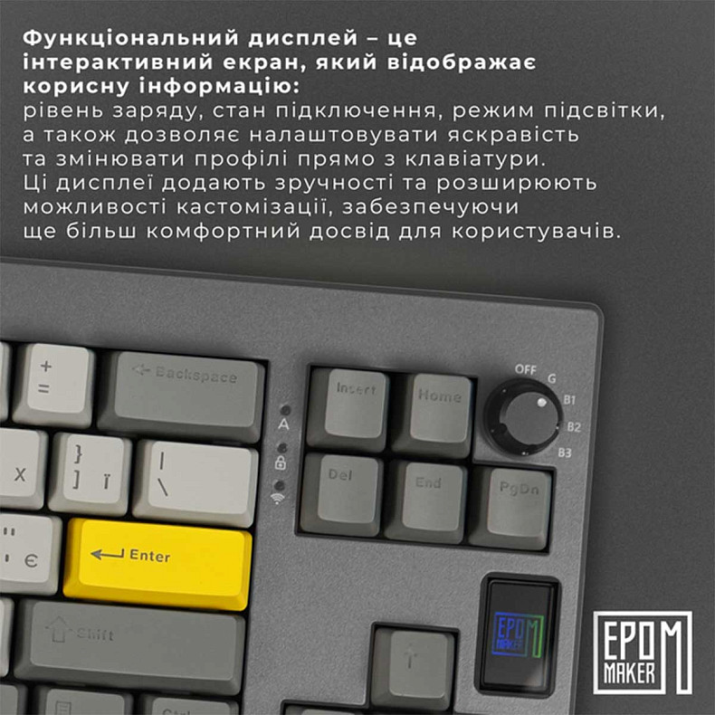 Клавіатура EPOMAKER Shadow-X Flamingo Black (SHX-B-F)