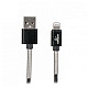 Кабель Cablexpert (CCPB-L-USB-06BK) USB 2.0 A - Lightning, премиум, 2.4А, 1м, черный