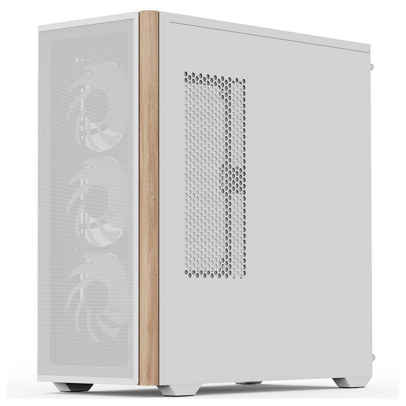 Корпус AeroCool D501A-G-WT-v2 (ACCM-DS01043.21) White без БП