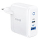 Мережевий зарядний пристрій ANKER PowerPort PD+ 2 – 20W 1xPD & 15W 1xUSB (Білий)