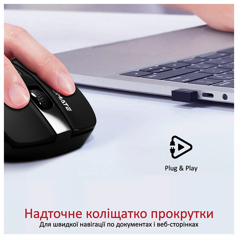 Мышь Promate Cursor Black