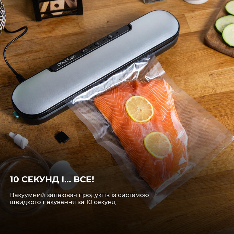 Вакуумний пакувальник Cecotec SealVac Easy Magnetik