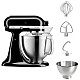 Кухонний комбайн KitchenAid Artisan 4,8 л 5KSM185PSEOB з відкидним блоком чорний