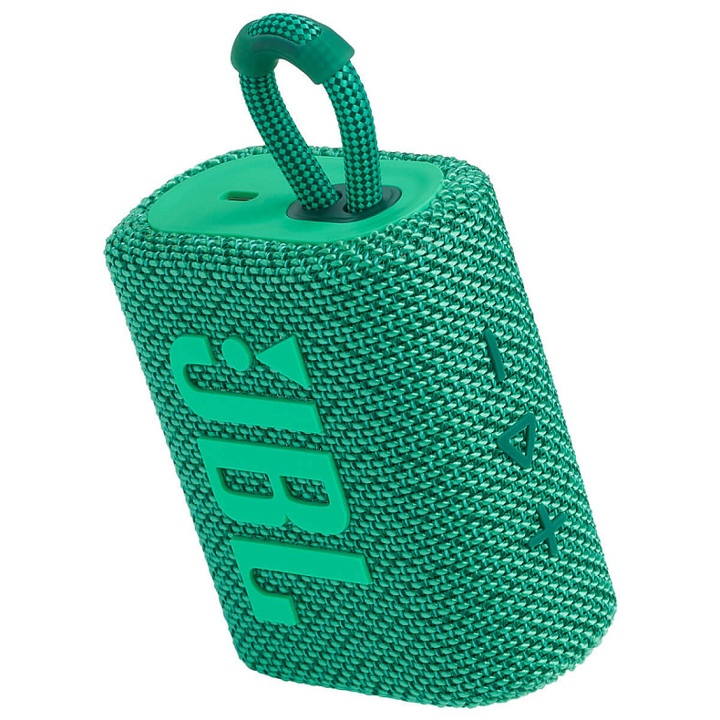 Портативна акустика JBL Go 3 Eco Green (JBLGO3ECOGRN)