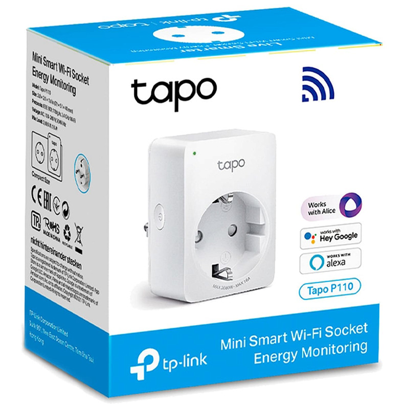 Умная мини Wi-Fi розетка, Tapo P110 TP-LINK