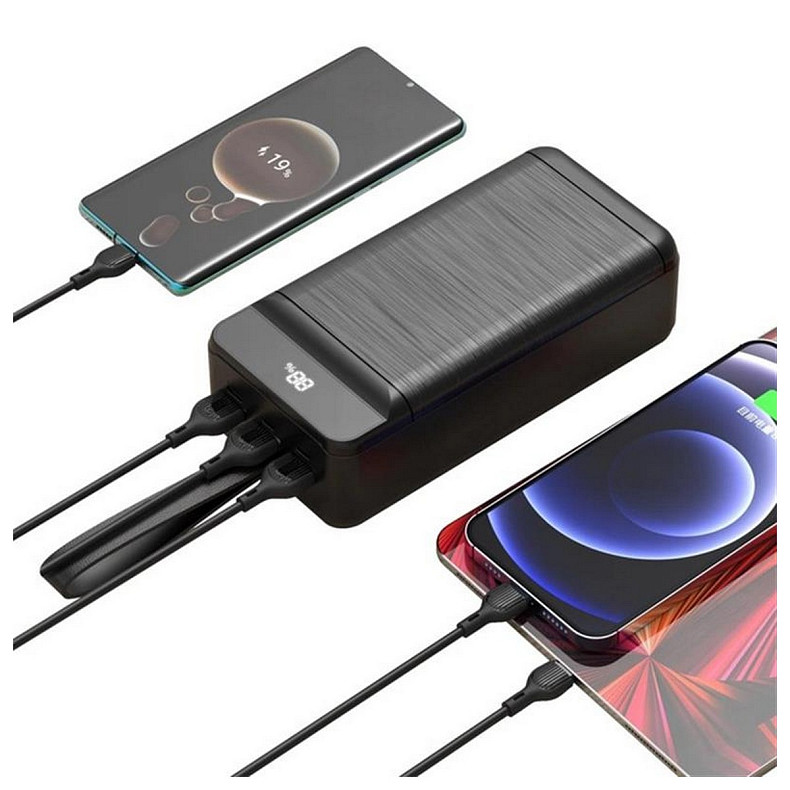 Универсальная мобильная батарея XO PR157 40000mAh Black (PR157.black)