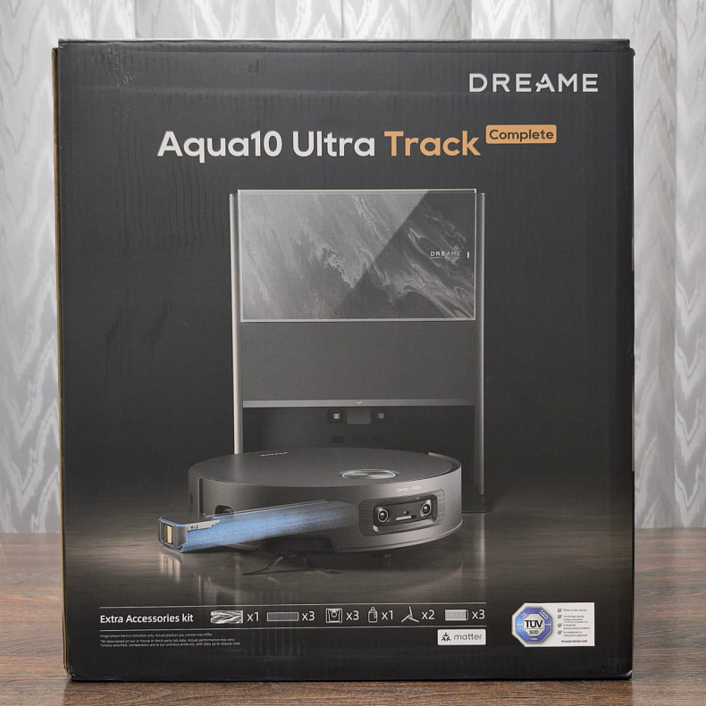 Робот-пылесос моющий Dreame Aqua 10 Ultra Track Complete Black -- Уценка
