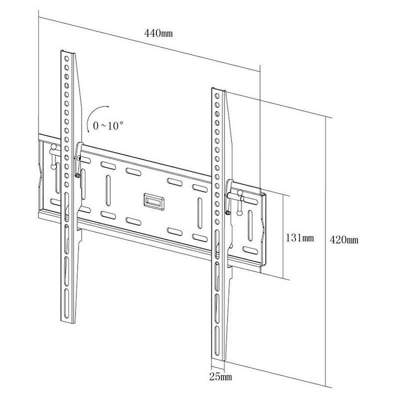 Кронштейн X-DIGITAL STEEL ST315 чорний