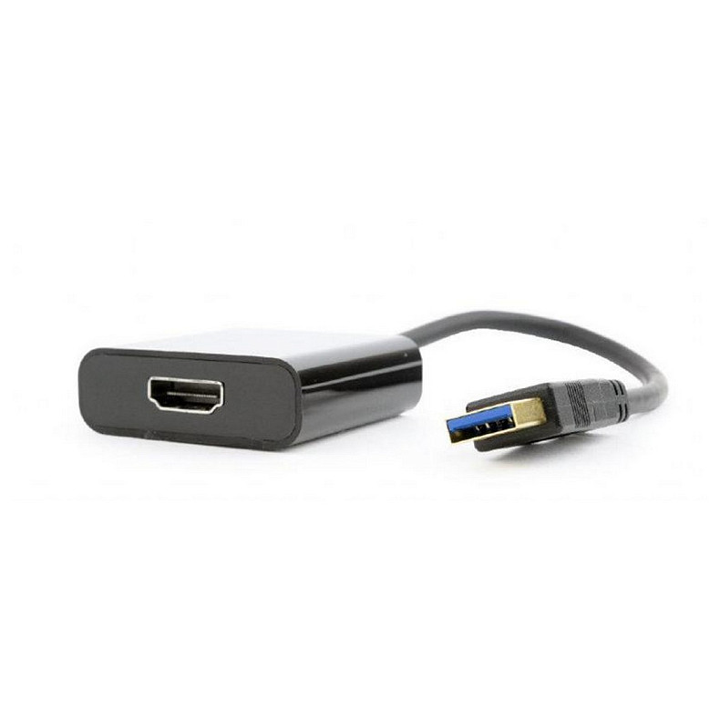 Адаптер Cablexpert (A-USB3-HDMI-02) USB3.0-HDMI, 0.15 м, черный