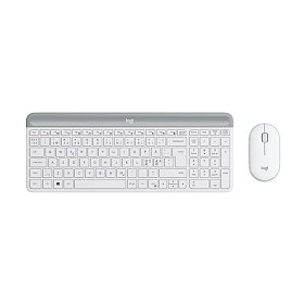 Комплект (клавіатура, мишка) бездротової Logitech MK470 White USB (920-009205)