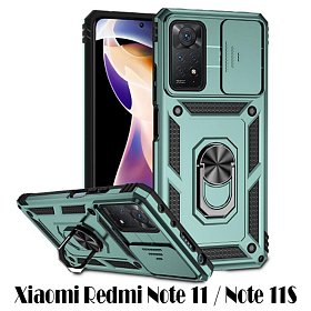 Чeхол-накладка BeCover Military для Xiaomi Redmi Note 11/Note 11S Dark Green (707416)