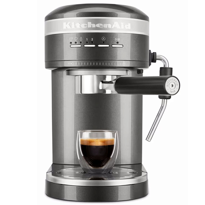 Кофеварка эспрессо KitchenAid Artisan 5KES6503EMS серебряный медальон