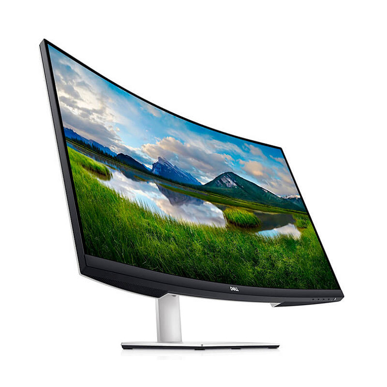 Монитор DELL 31.5" S3221QS (210-AXLH) VA Black Curved