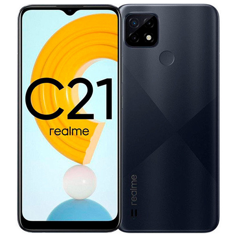 Смартфон Realme C21 4/64GB Dual Sim Black EU