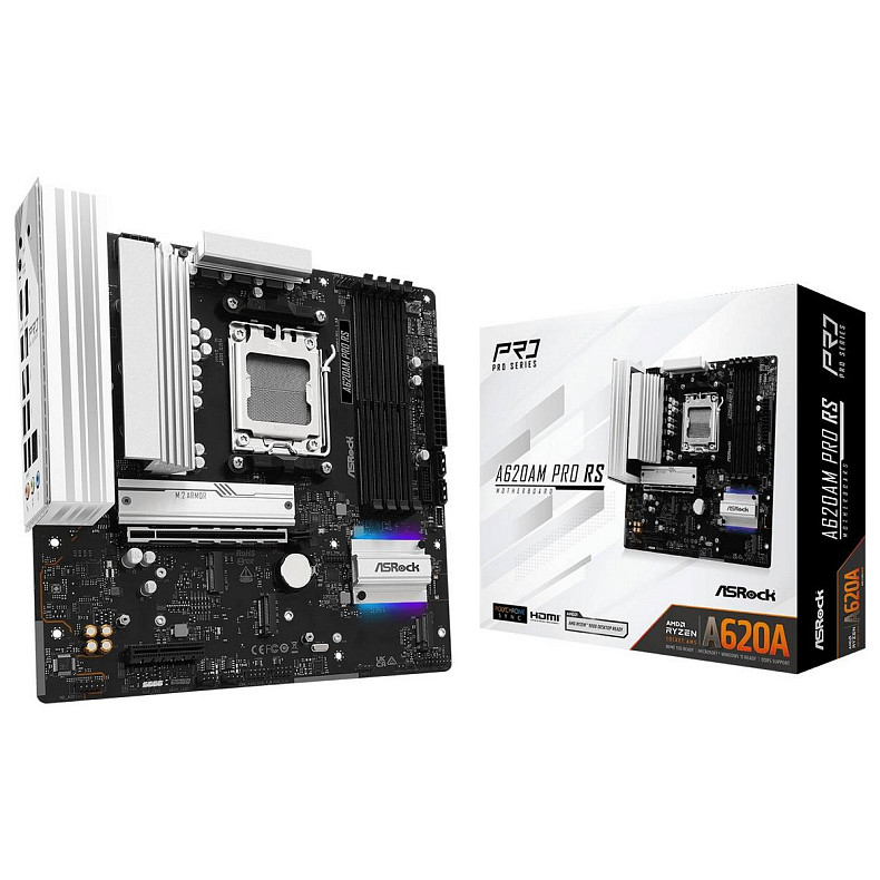Материнская плата ASRock A620AM Pro RS Socket AM5