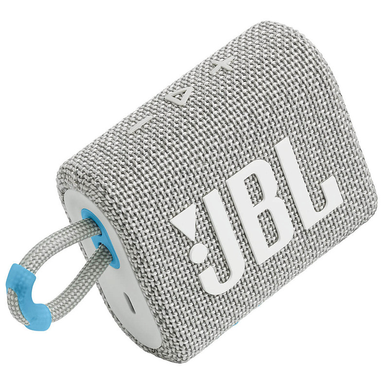 Портативная акустика JBL Go 3 Eco White (JBLGO3ECOWHT)