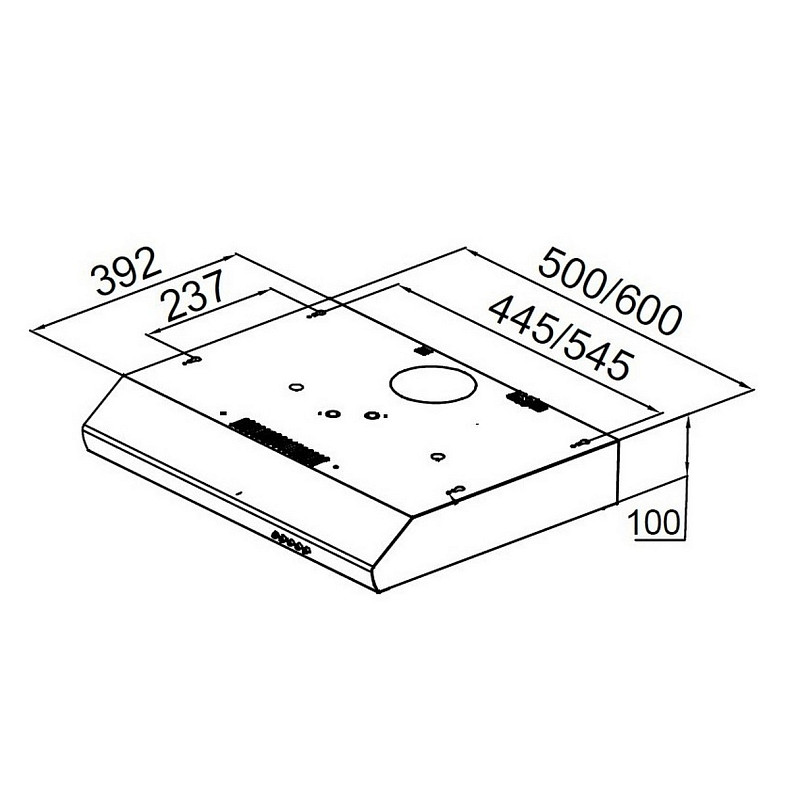 Вытяжка PYRAMIDA UX 60 IV