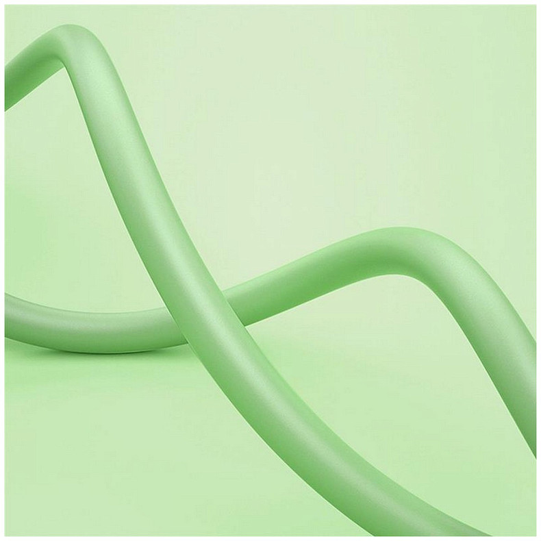 Кабель ColorWay USB-Lightning, soft silicone, 2.4А, 1м, Green (CW-CBUL042-GR)