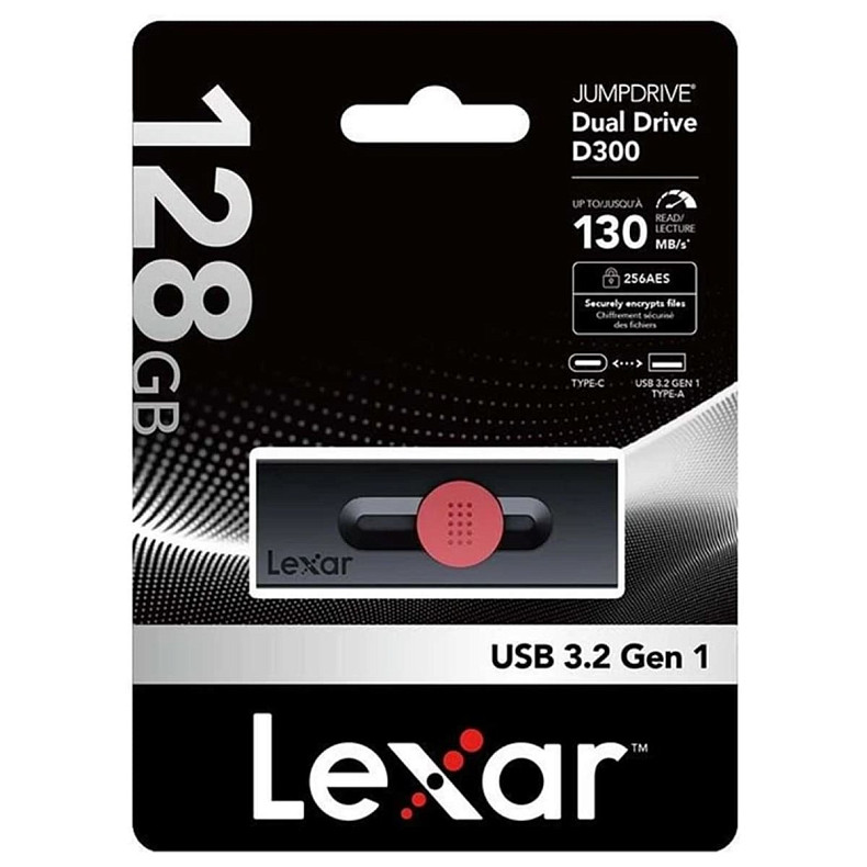 Флешка Lexar USB3.2 128GB (LJDD300128G-BNBNG)