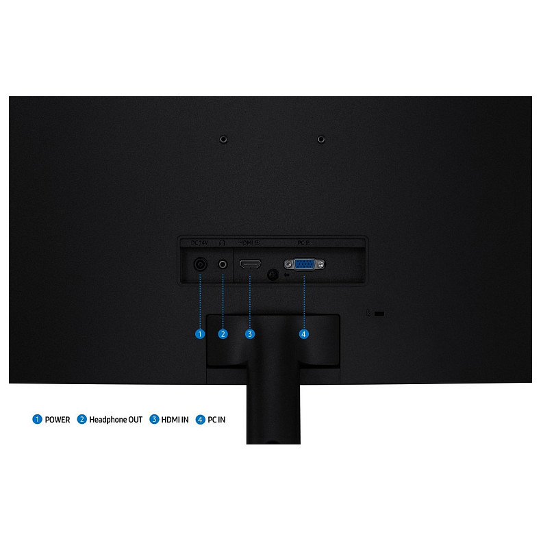 Монитор Samsung 27" Essential S3 S27D390G (LS27D390GAIXUA) VA Black Curved 100Hz