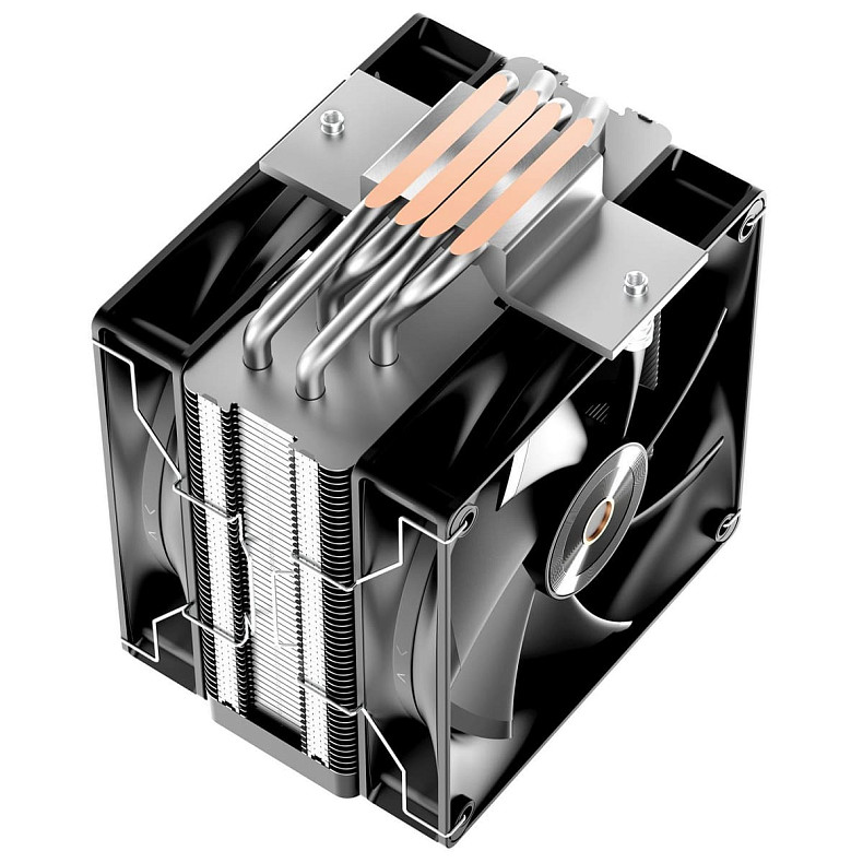 Система охлаждения Ocypus DELTA A40 ELITE BK DUAL FAN (DELTA-A40-BK2NNWN00X-GL)