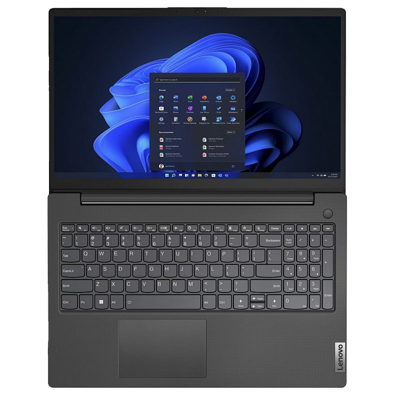 Ноутбук Lenovo V15-G3 15.6" FHD IPS AG, Intel і5-1235U, 8GB, F256GB, UMA, Win11P, Black