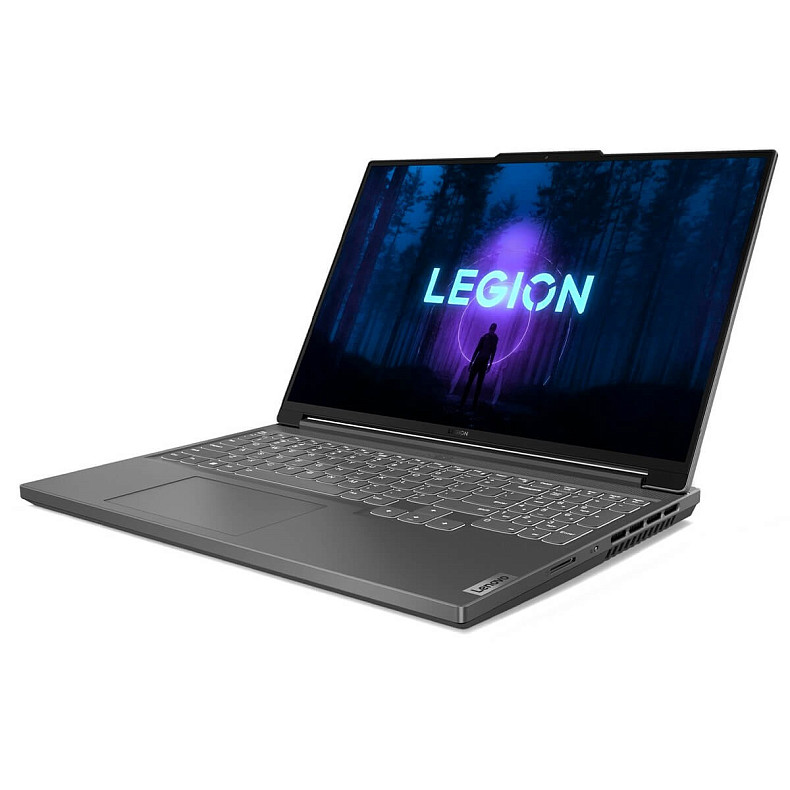 Ноутбук Lenovo 16WQXGAM/i5-12450H/16/512/RTX 4050 6GB/DOS /BL//Storm Grey Legion Slim 5 16IRH8