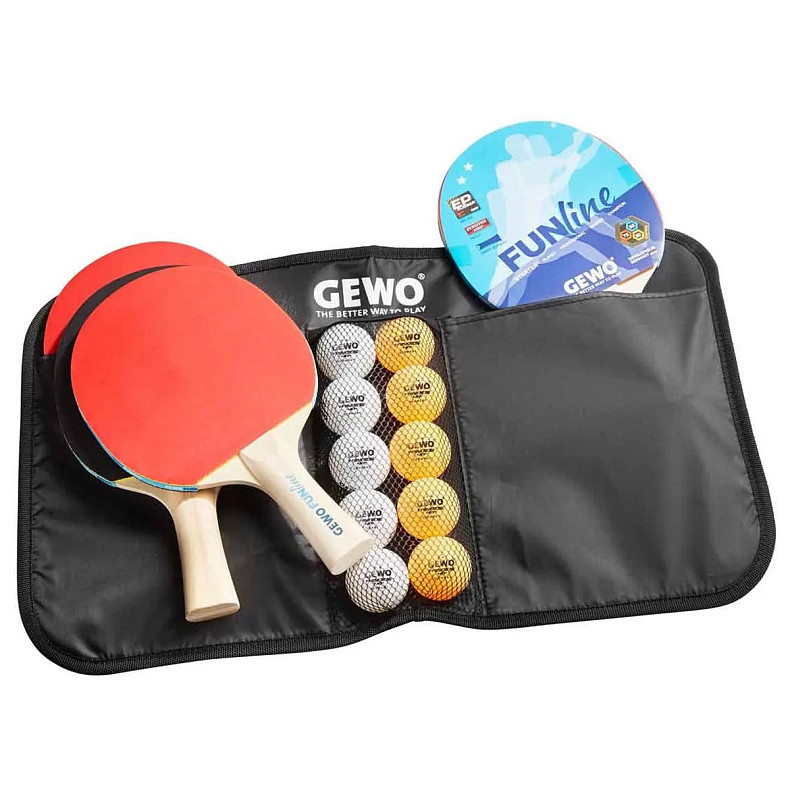 Набір для настільного тенісу Gewo Fun Time 4 Bats 10 Balls (96980000)