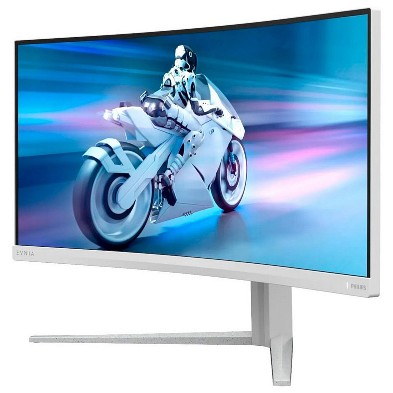Монитор Philips 34" 34M2C5501A/00 VA White Curved 180Hz