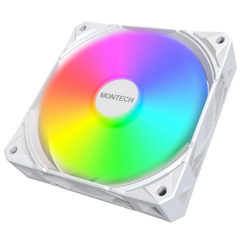 Набір із трьох вентиляторів Montech E28 120MM ARGB 3 PACK (W)