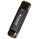 Портативний SSD Transcend 2TB USB 3.1 Gen 2 Type-A + Type-C ESD310 Чорний