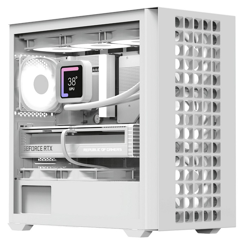 Корпус AeroCool D302A-G-WT-v1 (ACCS-DS04043.21) White без БП