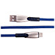 Кабель Dengos USB-USB Type-C 0.25м Blue (PLS-TC-SHRT-PLSK-BLUE)