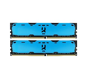 ОЗУ DDR4 2x4GB/2400 GOODRAM Iridium Blue (IR-B2400D464L15S/8GDC)